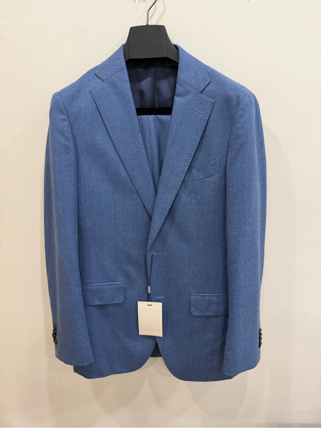 Suitsupply Flannel Wool Vbc Size 38r Brand New Suit